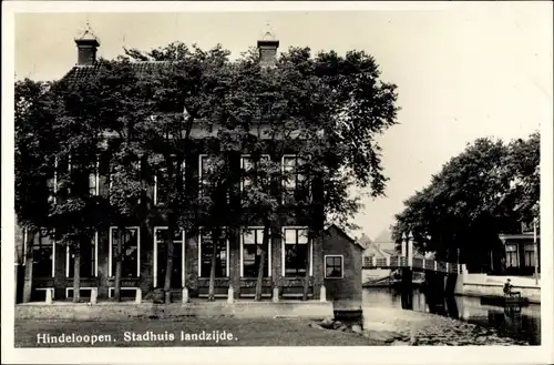 Ak Hindeloopen Hylpen Hindeloope Friesland Niederlande, Stadhuis Iandzijde