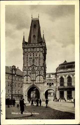 Ak Praha Prag Tschechien, Prasna brana