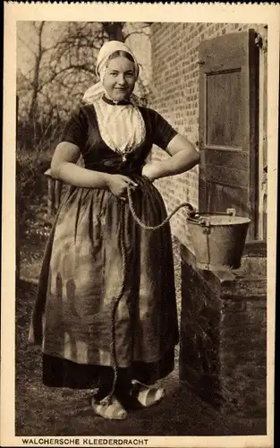 Ak Walcheren Zeeland, Walchersche Kleederdracht