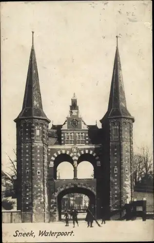 Ak Snits Sneek Friesland Niederlande, Waterpoort