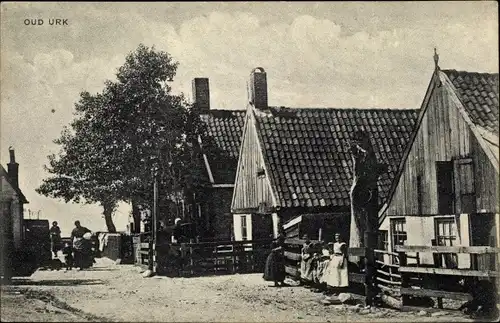 Ak Urk Flevoland Niederlande, Ortsansicht, Häuser