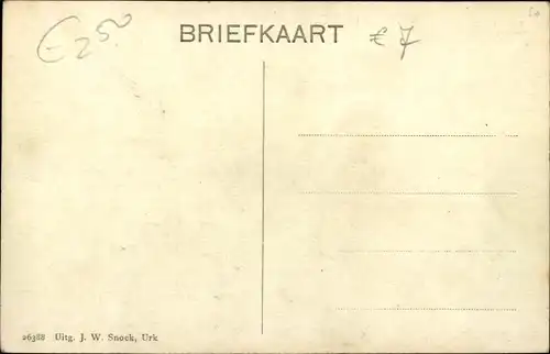 Ak Urk Flevoland Niederlande, Ortsansicht, Häuser
