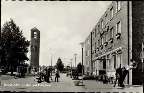 Ak Emmeloord Flevoland Niederlande, De Deel met Poldertoren