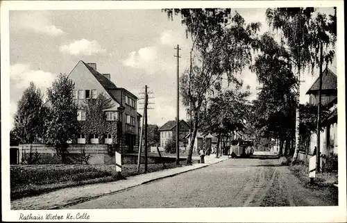 Ak Wietze in der Lüneburger Heide, Rathaus