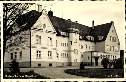 Ak Mindelheim im Unterallgäu, Kreiskrankenhaus