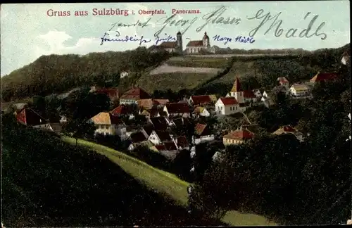 Ak Sulzbürg Mühlhausen in der Oberpfalz, Gesamtansicht