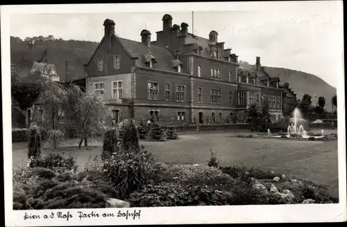 Ak Kirn an der Nahe, Bahnhof, Straßenseite
