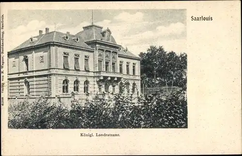 Ak Saarlouis im Saarland, Kgl. Landratsamt