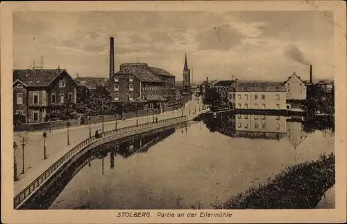 Ak Stolberg im Rheinland, Partie an Eifermühle