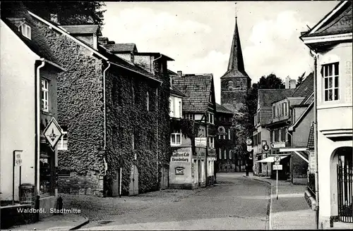 Ak Waldbröl im Oberbergischen Land, Stadtmitte