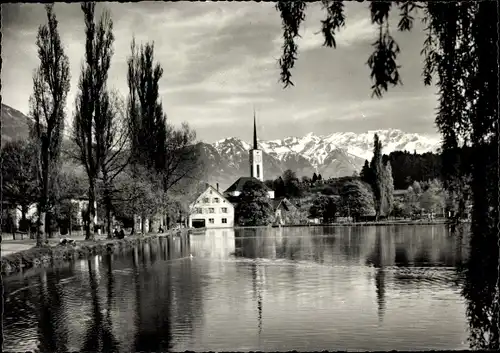 Ak Buchs Kanton Sankt Gallen, Werdenbergersee, Rhätikonkette