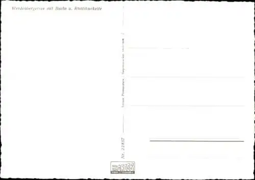 Ak Buchs Kanton Sankt Gallen, Werdenbergersee, Rhätikonkette