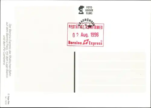 Ak Bernina-Express, Lokomotive, Bernina-Pass, Lago Bianco, Piz Cambrena
