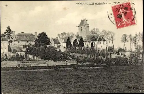 Ak Hérouville Calvados, L'Eglise