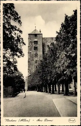 Ak Verden an der Aller, Am Dom