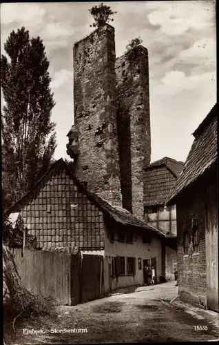 Ak Einbeck in Niedersachsen, Storchenturm