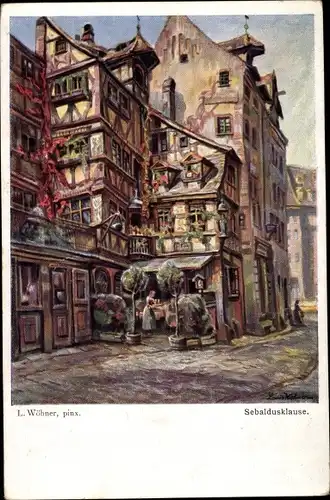 Künstler Ak Wöhner, L., Nürnberg in Mittelfranken, Sebaldusklause