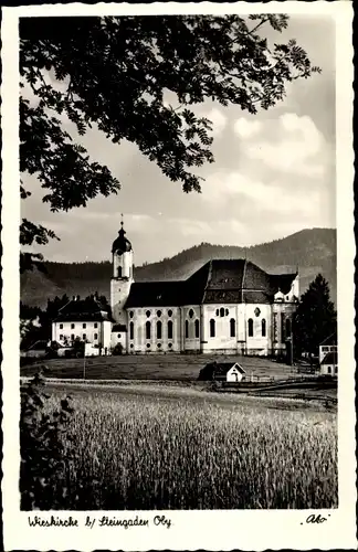 Ak Wies Steingaden in Oberbayern, Wieskirche