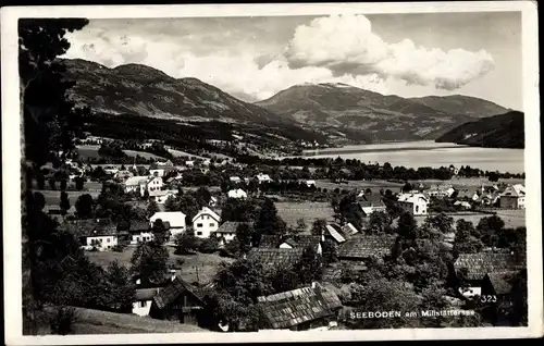 Ak Seeboden am Millstätter See in Kärnten, Blick auf den Ort