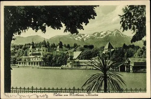 Ak Velden am Wörthersee in Kärnten, Blick auf den Ort