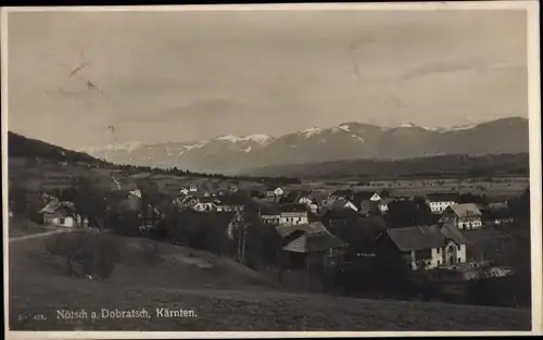 Ak Nötsch am Dobratsch Kärnten, Panorama