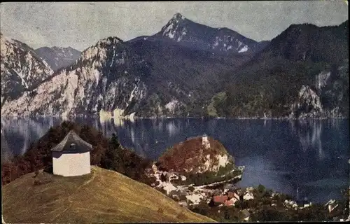 Ak Traunkirchen am Traunsee Oberösterreich, Gesamtansicht