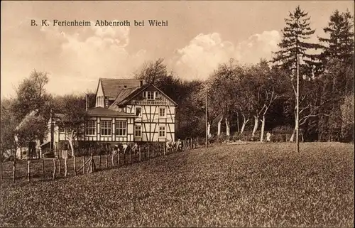 Ak Abbenroth Nümbrecht im Oberbergischen Kreis, B. K. Ferienheim