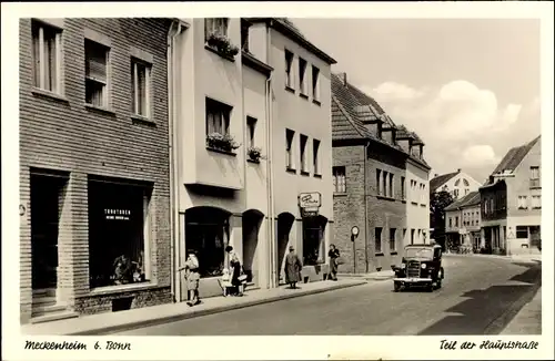 Ak Meckenheim im Rhein Sieg Kreis, Teil der Hauptstraße, Traktoren Heinr. Braun, Schuhladen, Auto