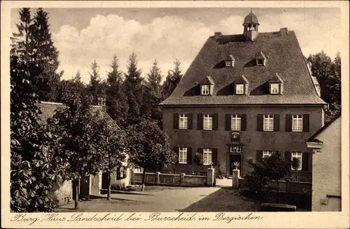 Ak Burscheid in Nordrhein Westfalen, Burg Haus Landscheid
