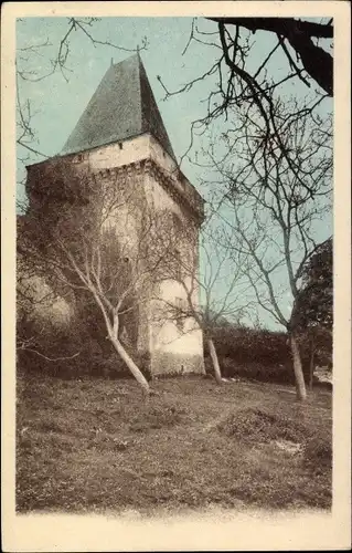 Ak Aubigné Maine-et-Loire, La tour Nord