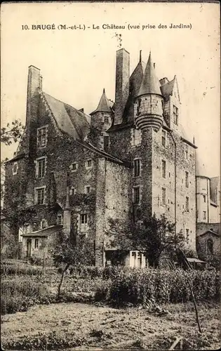 Ak Baugé Maine et Loire, Le Chateau