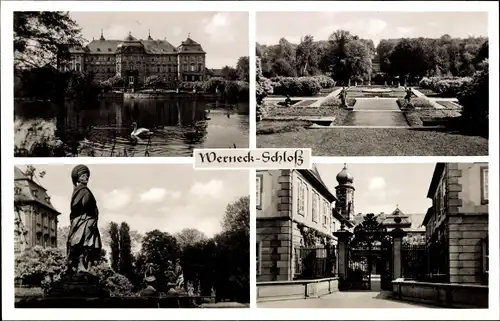 Ak Werneck in Unterfranken, Schloss