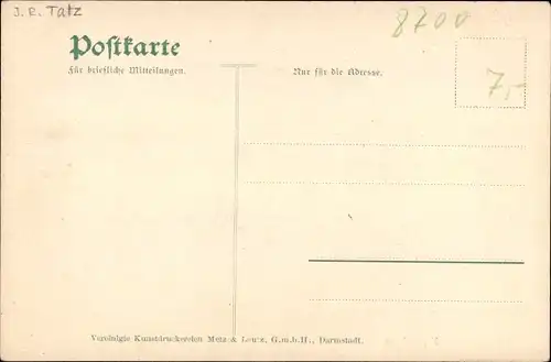 Ak Würzburg am Main Unterfranken, Falkenhaus