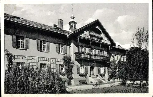 Ak Linden Dietramszell im Bayerischen Oberland, Schulland- und Ferienheim