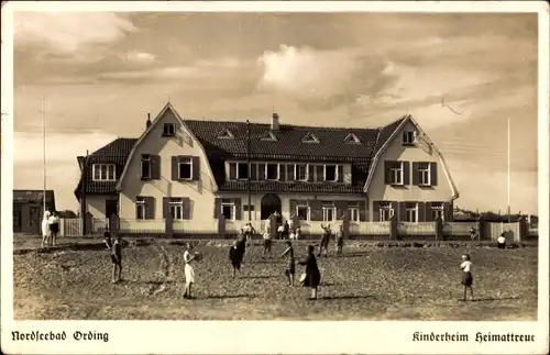 Ak Nordseebad Sankt Peter Ording, Kinderheim Heimattreue