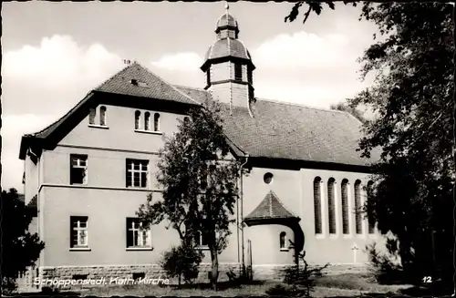 Ak Schöppenstedt in Niedersachsen, Kath. Kirche