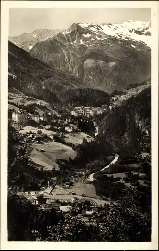 Ak Bad Gastein Badgastein in Salzburg, Ort vom Cafe Gamskar gesehen