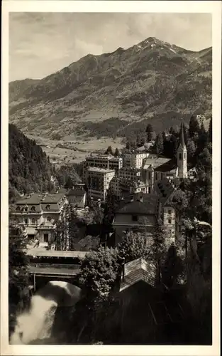 Ak Bad Gastein Badgastein in Salzburg, Ort gegen Gamskarkogel