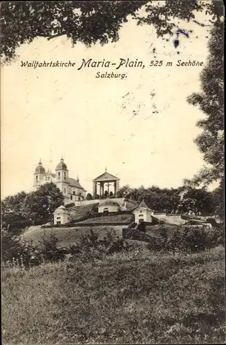 Ak Maria Plain Bergheim in Salzburg, Wallfahrtskirche