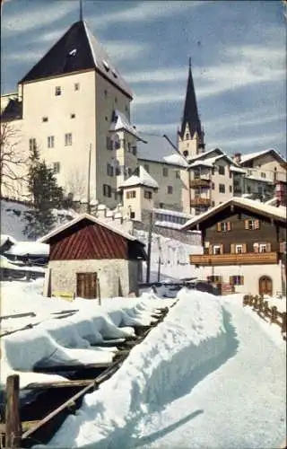 Ak Kitzbühel in Tirol, Pfleghof, Winter