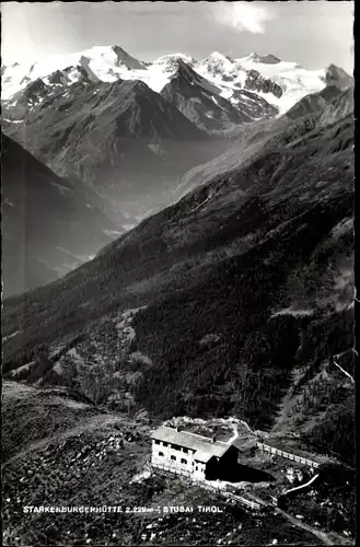 Ak Neustift im Stubaital in Tirol, Starkenburger Hütte
