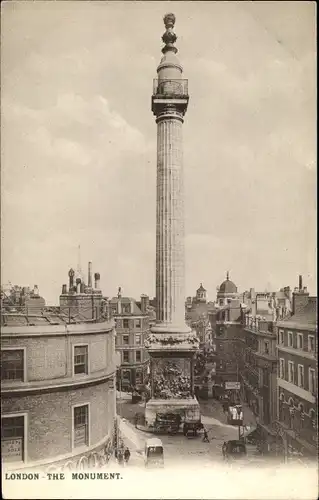 Ak London City England, The Monument