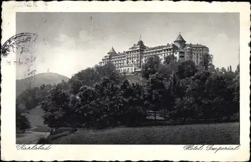 Ak Karlovy Vary Karlsbad Stadt, Hotel Imperial