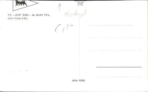Ak Schiff, Tanker Agip Bari