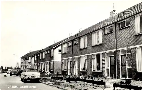 Ak Ursem Nordholland Niederlande, Gabrielstraat