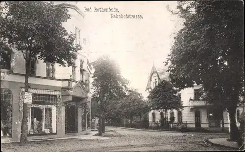 Ak Bad Rothenfelde am Teutoburger Wald, Bahnhofstraße