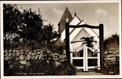 Ak Keitum auf Sylt, Kirche