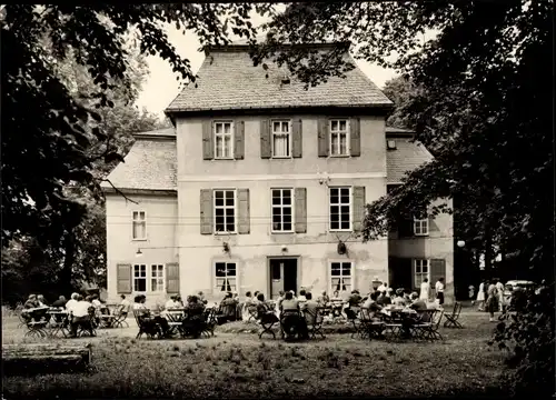 Ak Schwarzburg in Thüringen, Fasanerie, Gaststätte, Gartenlokal