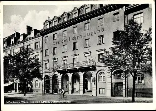 Ak München Bayern, Wendl Dietrich Straße, Jugendherberge