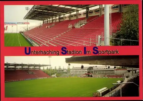 Ak Unterhaching in Oberbayern, Stadion im Sportpark